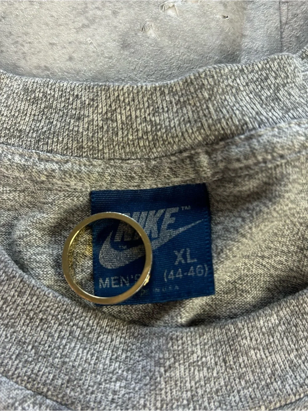 Vintage 80s nike gray spell-out tshirt